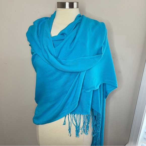 TURQUOISE Pashmina - Picture 4 of 8
